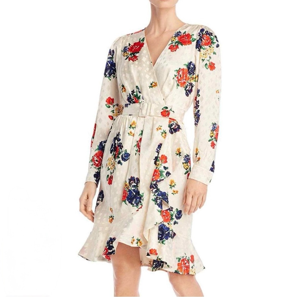 Tory Burch Floral Wrap Dress (like new)
